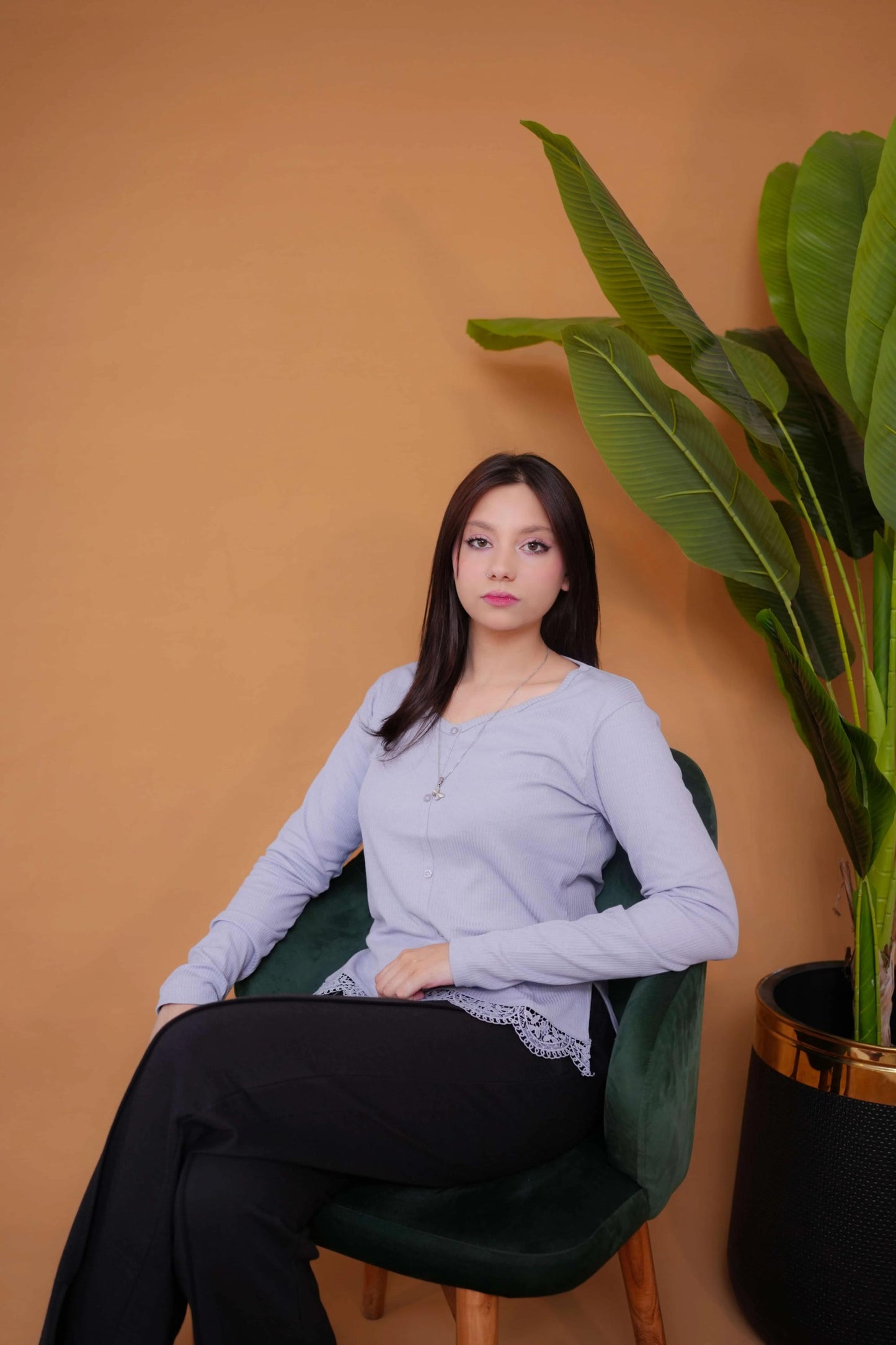 V-Neck Blue T-Shirt