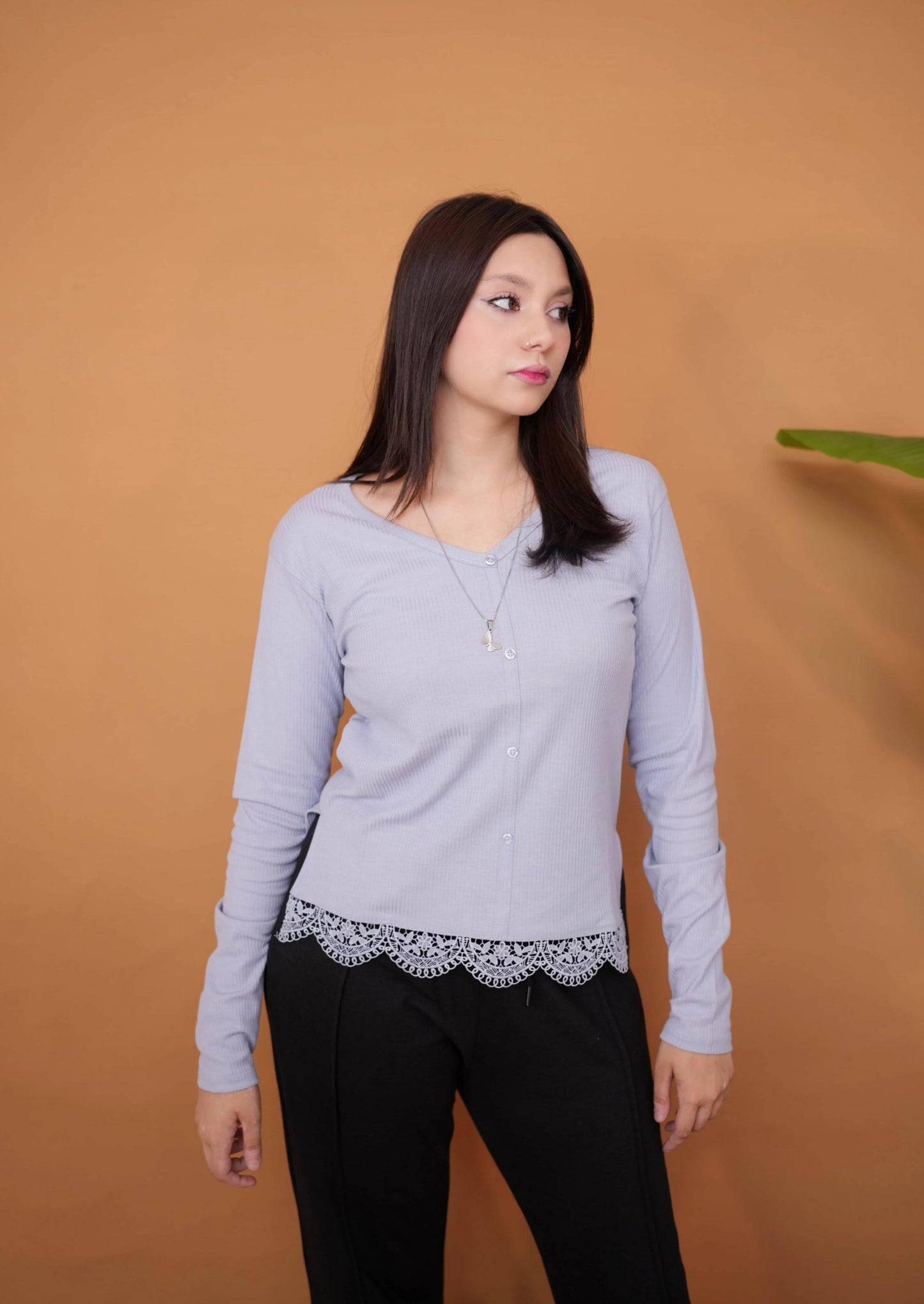 V-Neck Blue T-Shirt