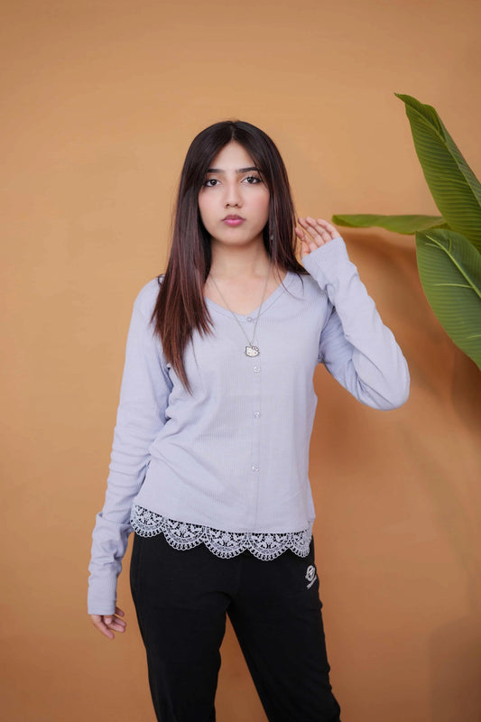 Black Cotton Trouser