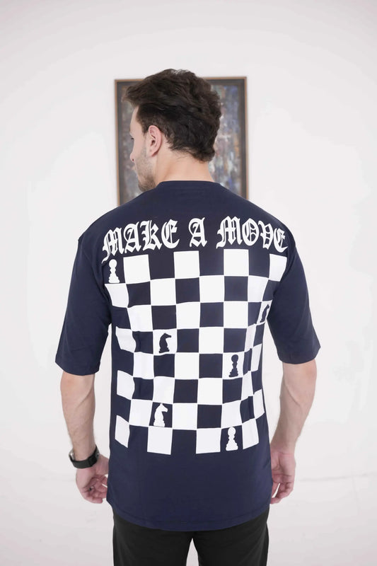 Navy OverSize Chess