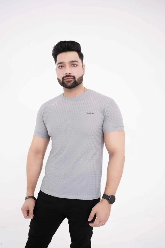 Trakkiez Plain Grey T-Shirt - Imported