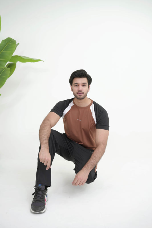 Trakkiez Brown Premium Dri-fit