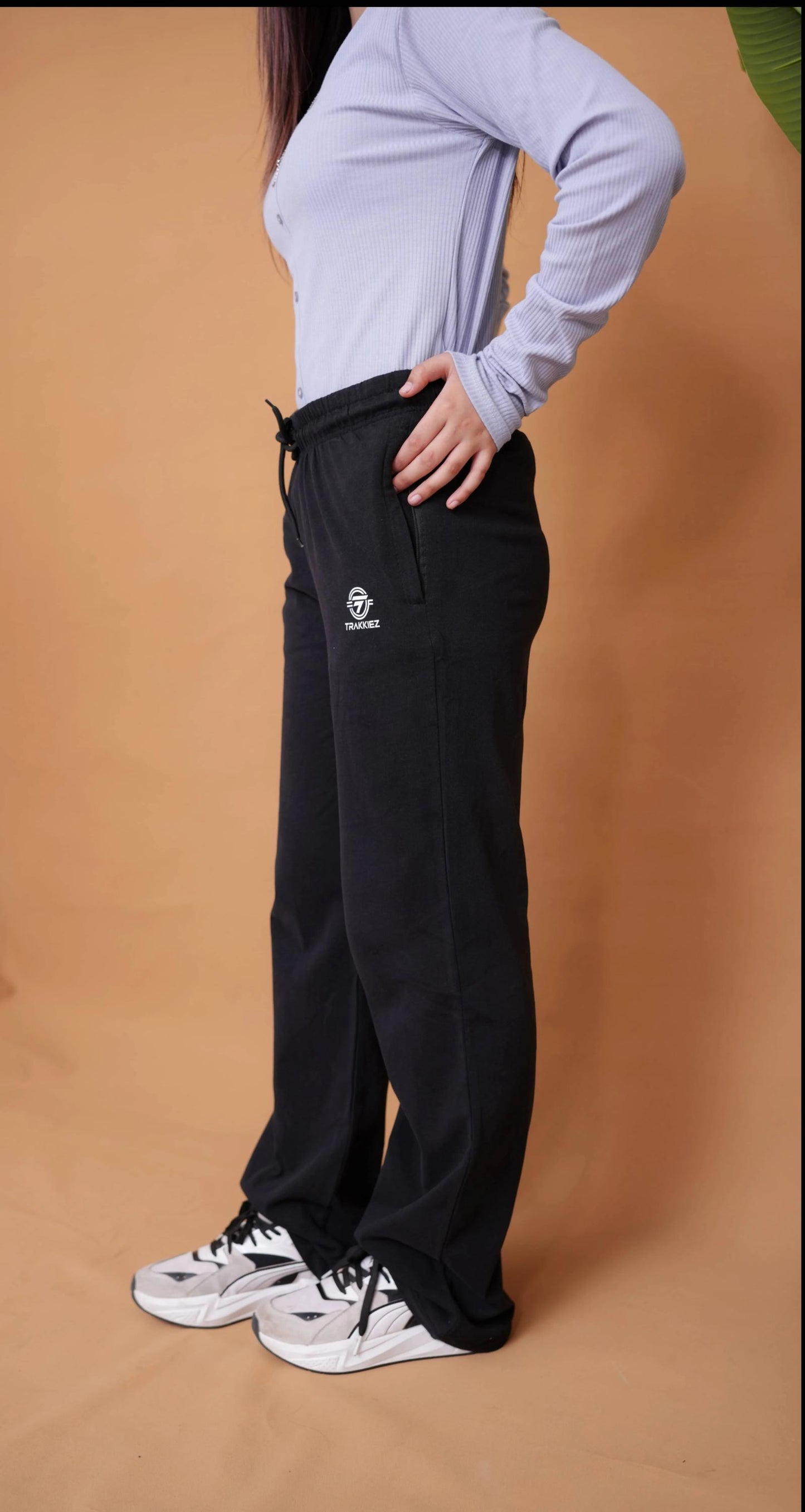 Black Cotton Trouser