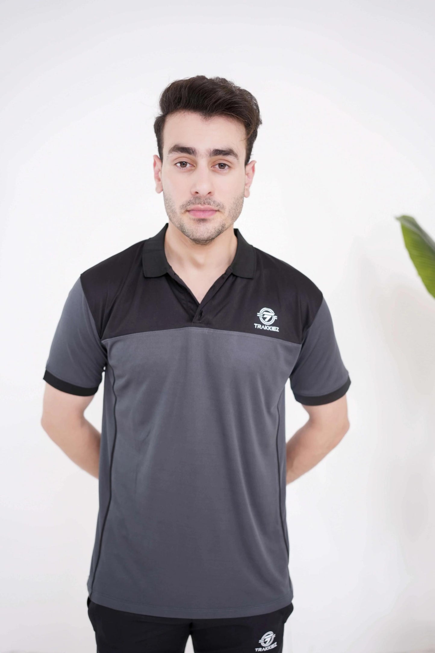 Street Wear Grey Polo Twinset