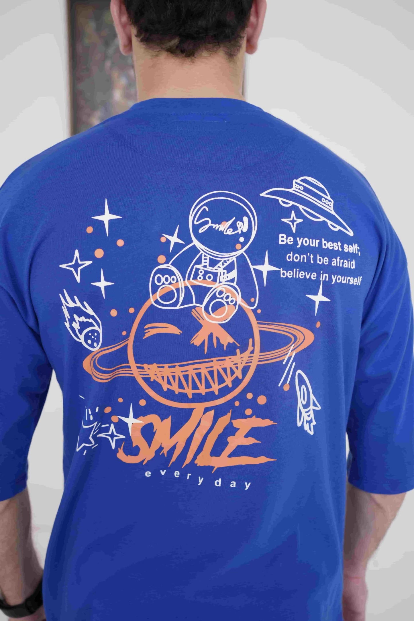 Blue OverSize Smile