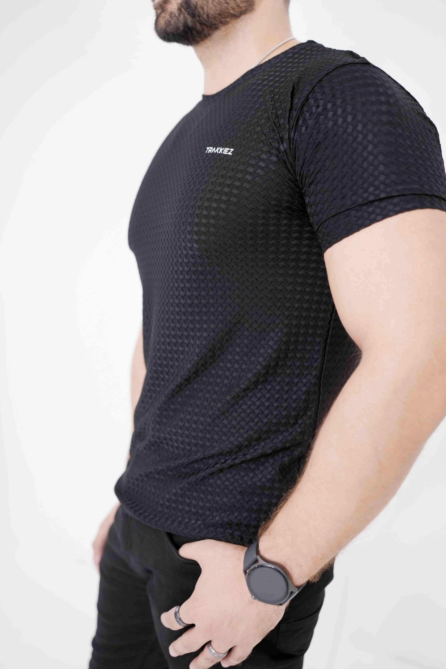 Trakkiez Plain Black T-Shirt - Imported