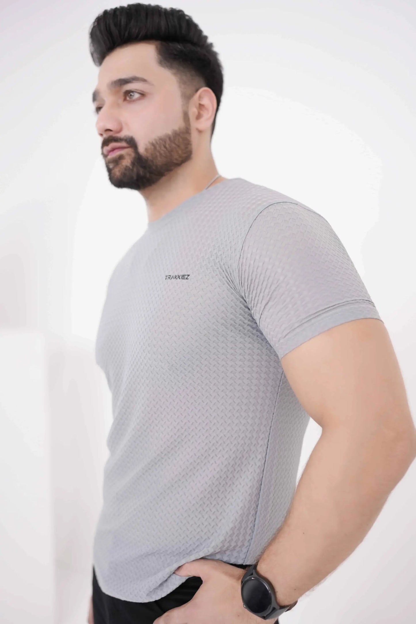 Trakkiez Plain Grey T-Shirt - Imported