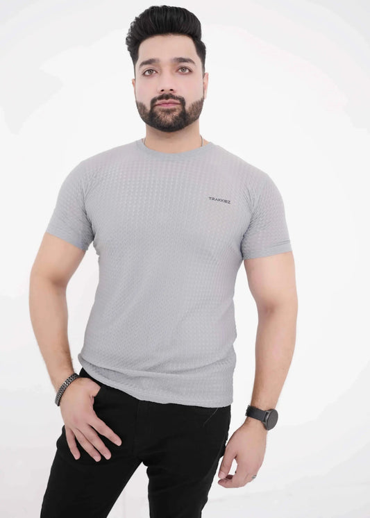 Trakkiez Plain Grey T-Shirt - Imported