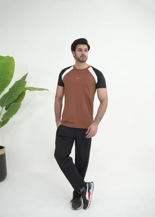 Trakkiez Brown Premium Dri-fit