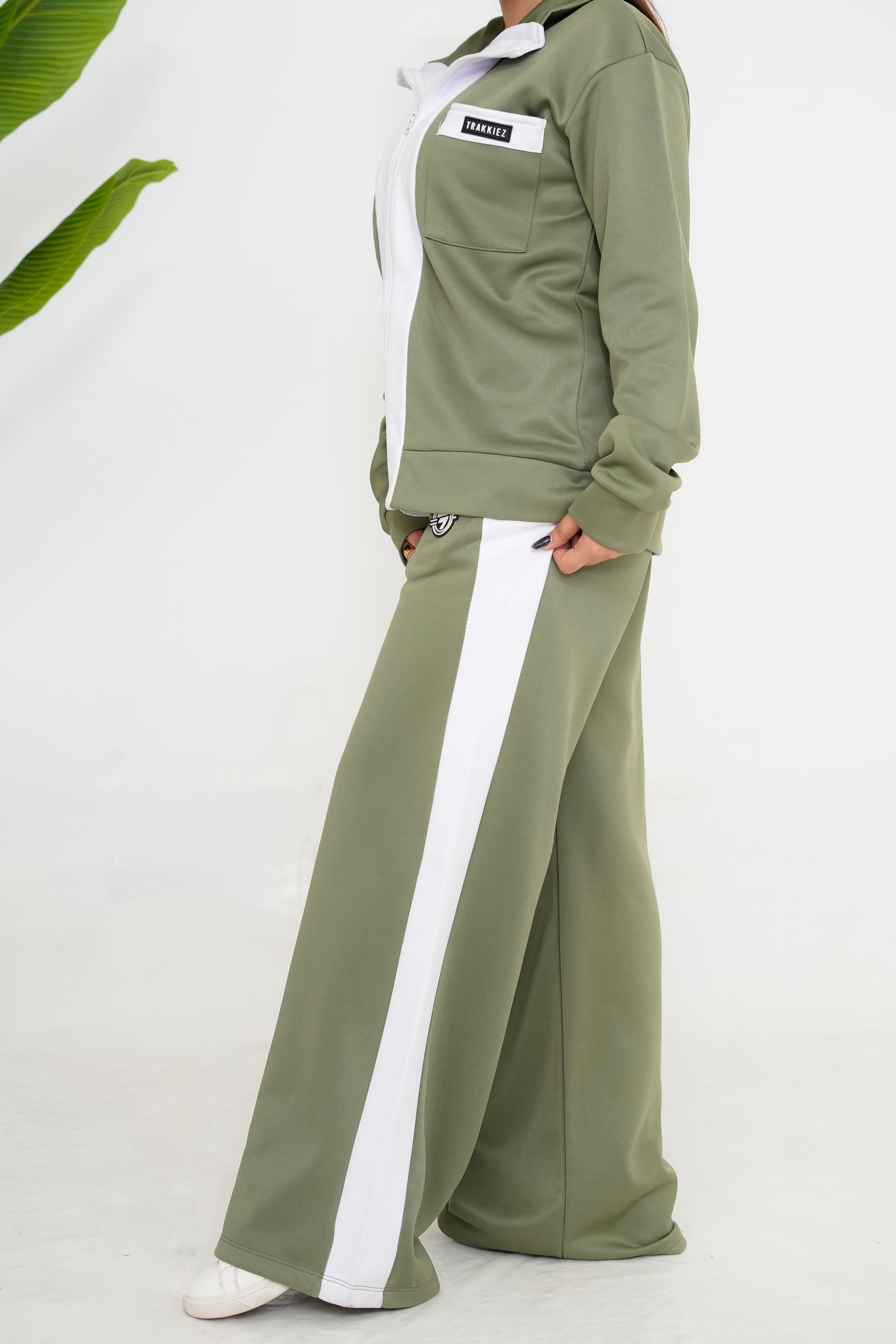 Trakkiez Double Pockets Pista Fleece Co-ord Set