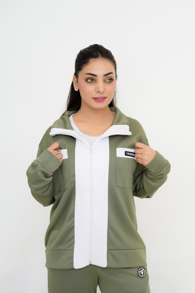 Trakkiez Double Pockets Pista Fleece Co-ord Set