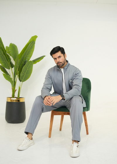 Trakkiez Grey Safari Tracksuit