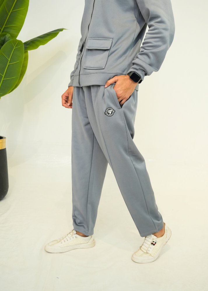 Trakkiez Grey Safari Tracksuit