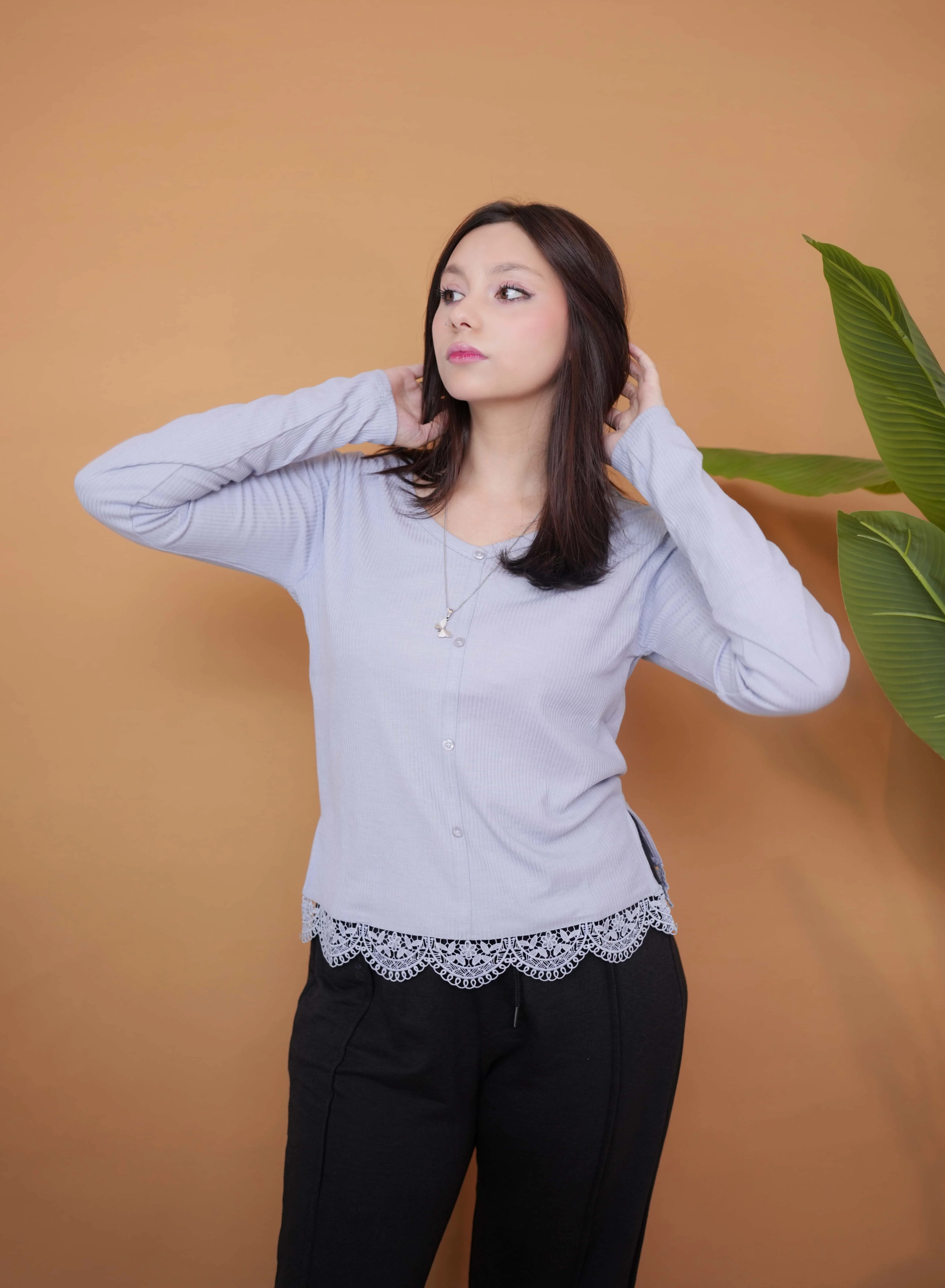 V-Neck Blue T-Shirt