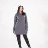 Modest Grey Top with Black Trouser