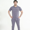 Trakkiez Front Pocket Detail Grey Tracksuit